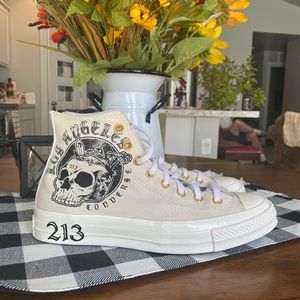 Sz 8.5m/10.5w custom converse chuck Taylor